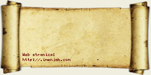 Nina Dačić vizit kartica